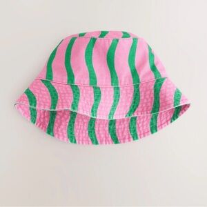 Next - Pink and Green Striped Hat